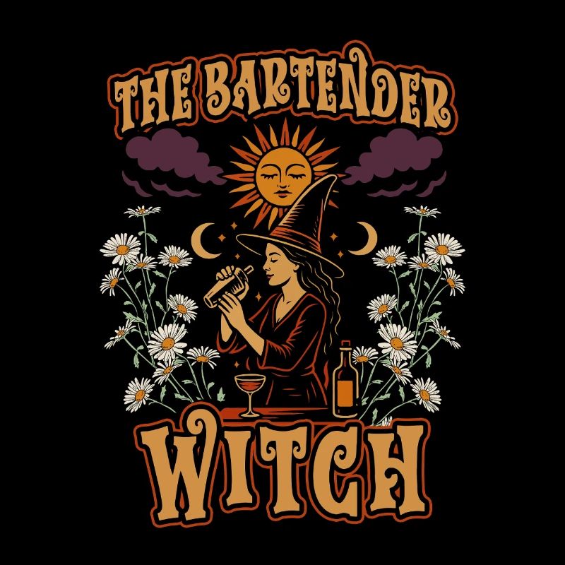Barkeeperin Barfrau The Bartender Witch