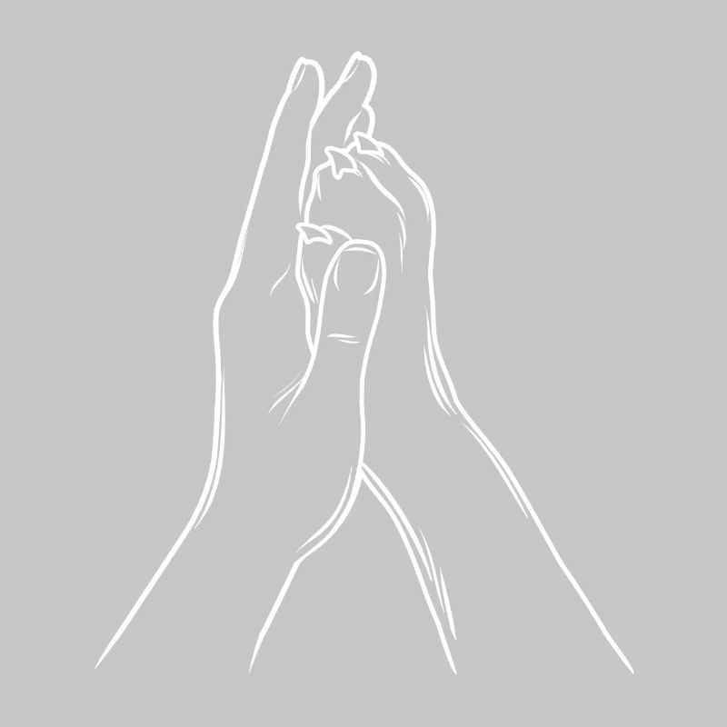 Main + patte de chien - High Five - Fan de chien - Équipe