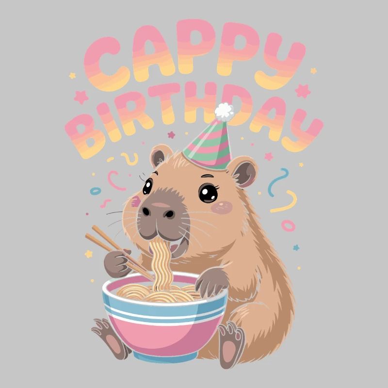 Cappy Birthday Capybara Ramen CAPPY BIRTHDAY