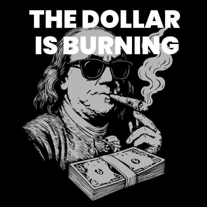 Weak Dollar - Ben Franklin is smoking dollars