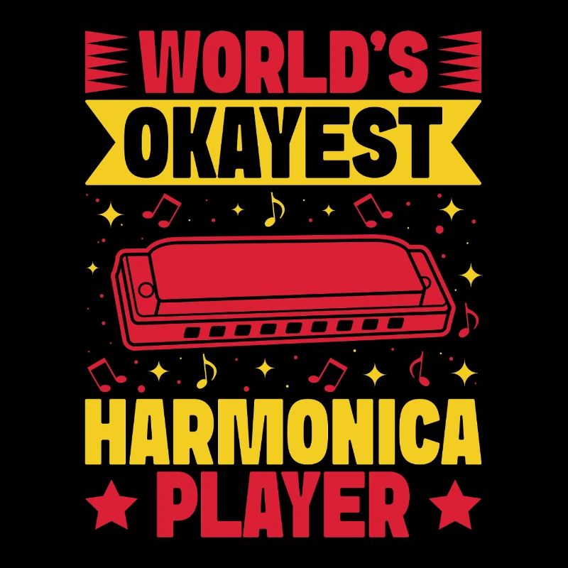 drôle d’harmoniciste Okayest Harmonica