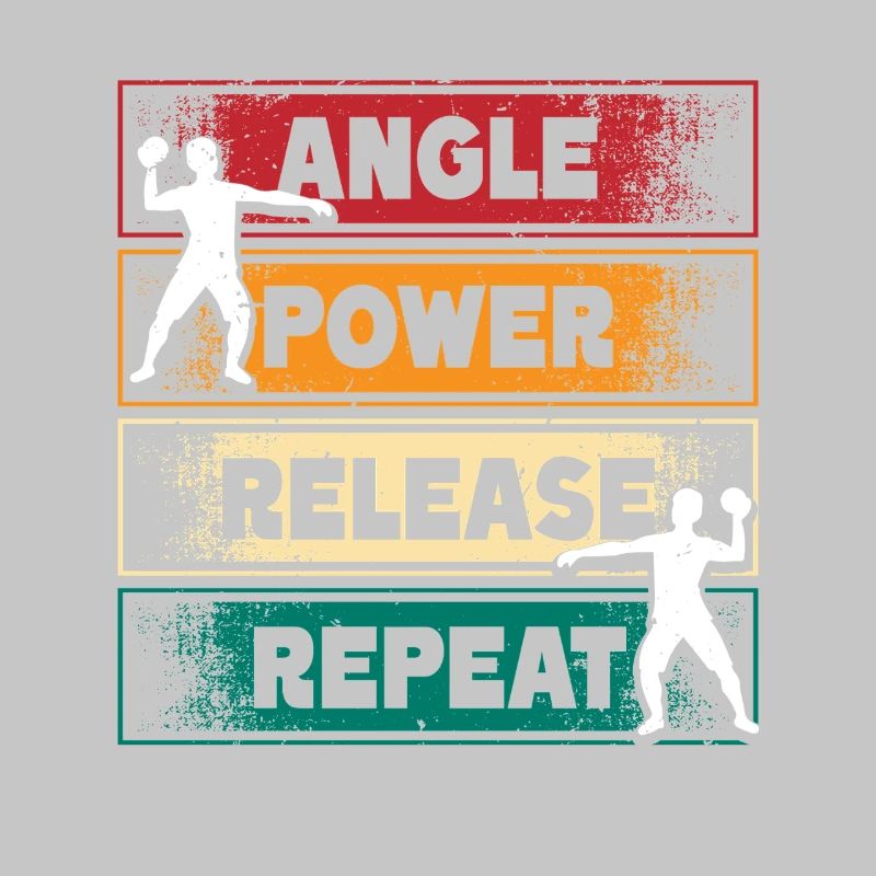 Lancer du poids Angle de lancer du poids Libération de puissance