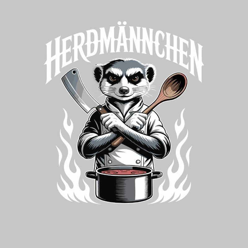 Herdmannchen Kochen Lustiger Koch Herdmannchen