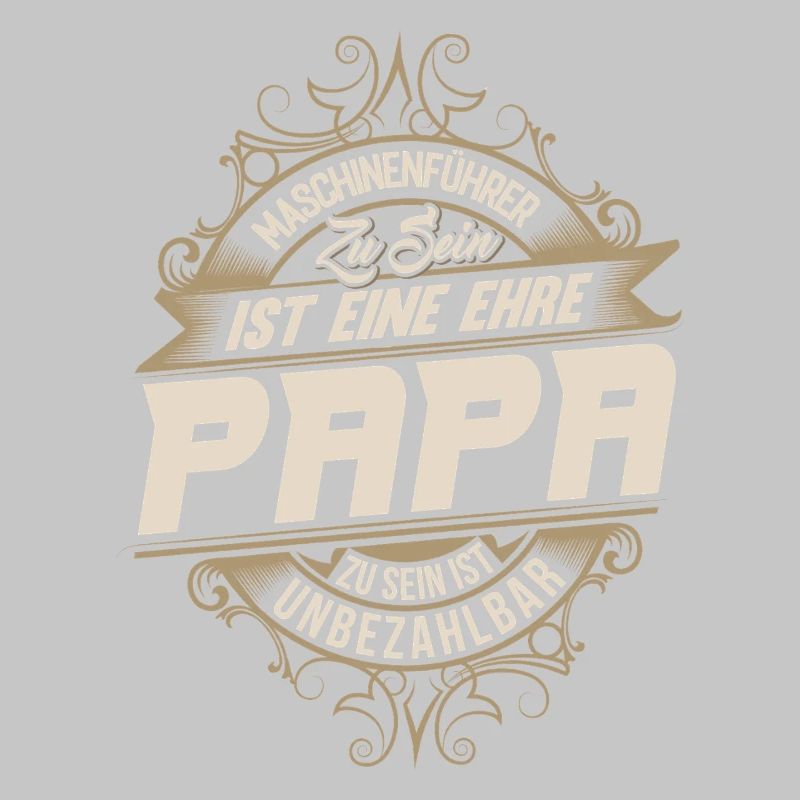 Machine operator dad