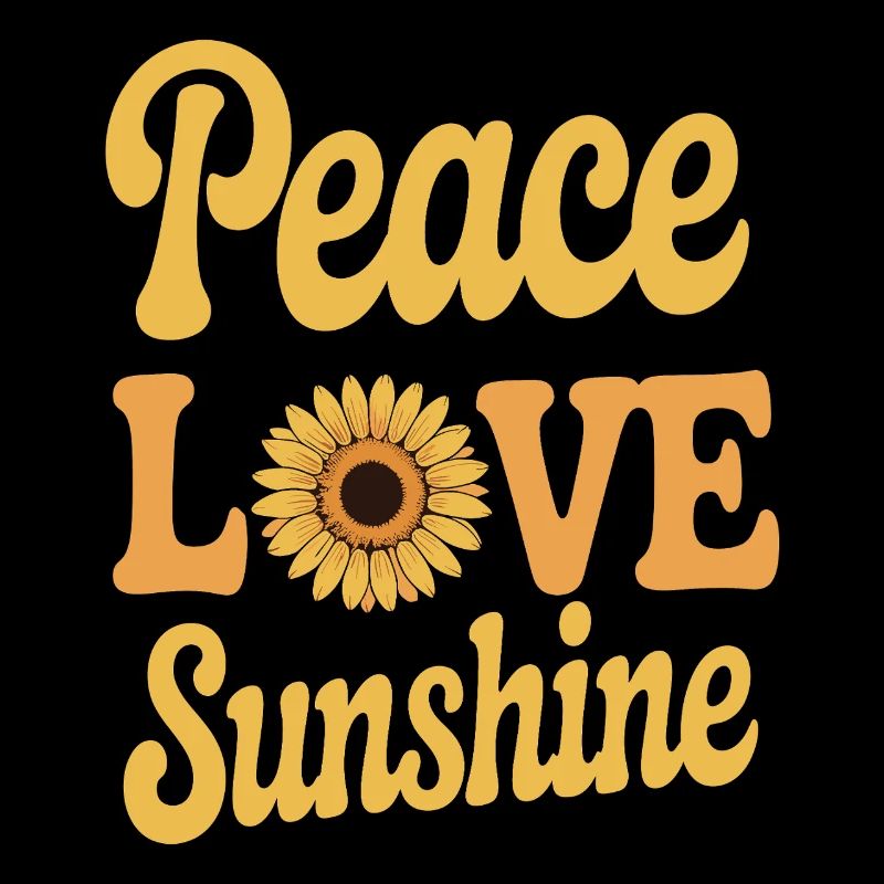 Sonnenblume - peace & love
