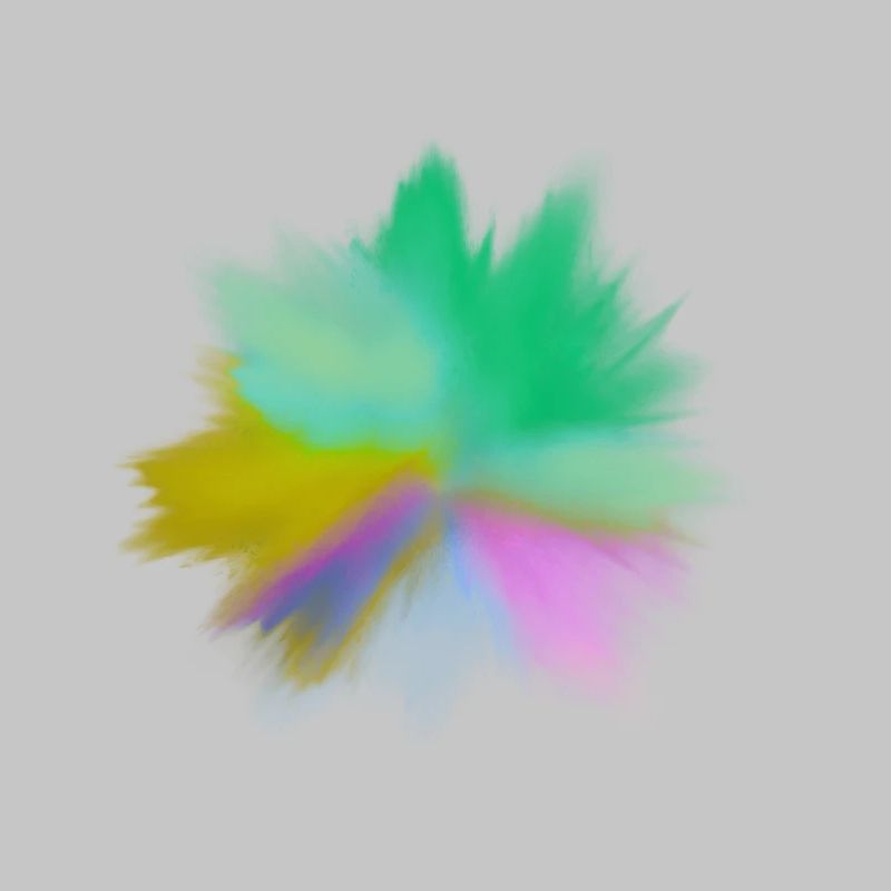 Explosion d’aquarelle