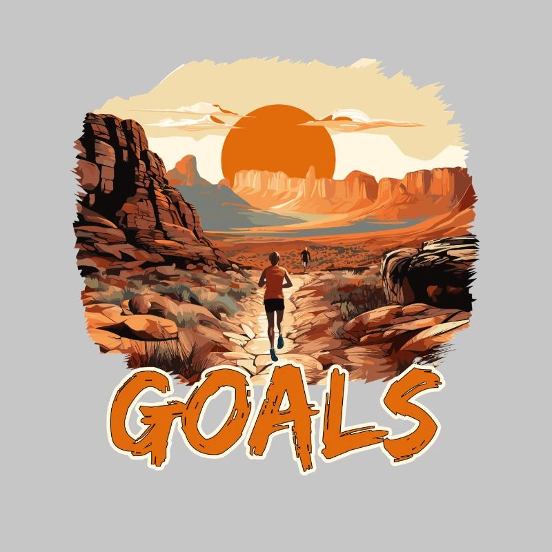 Setting goals Runners Adventure Landscape