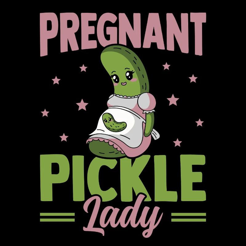 Femme Concombre Enceinte Collation Saine Bébé