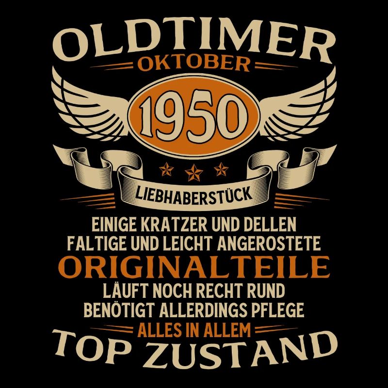 75. Geburtstag Geschenk Oldtimer Oktober 1950