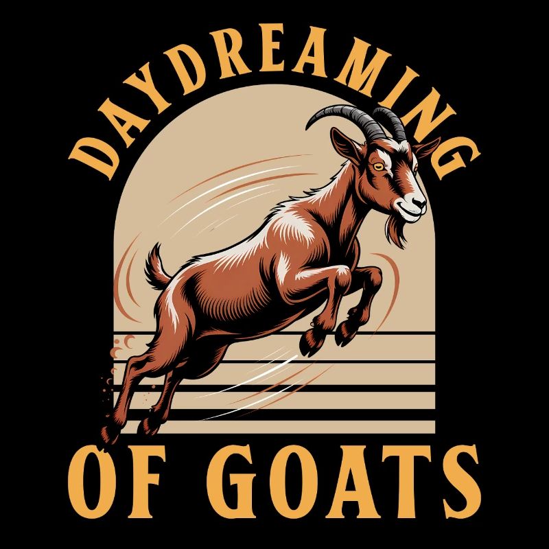 Drôle d’animal de la ferme chèvre