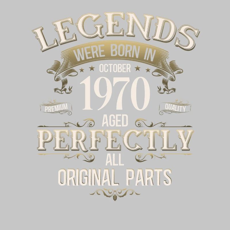55th Birthday Legend October 1970