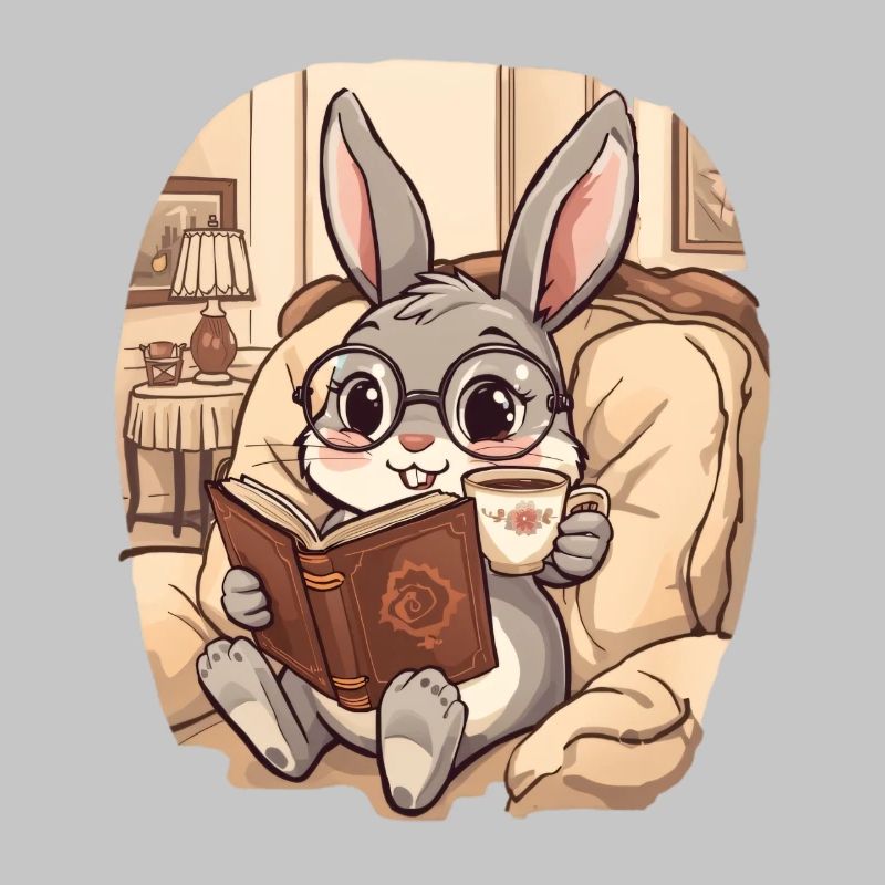 Soirée de lecture de lapin câlin