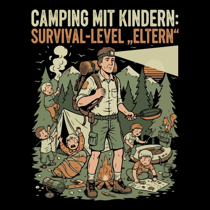 Camping mit Kindern - Survival-Level Eltern