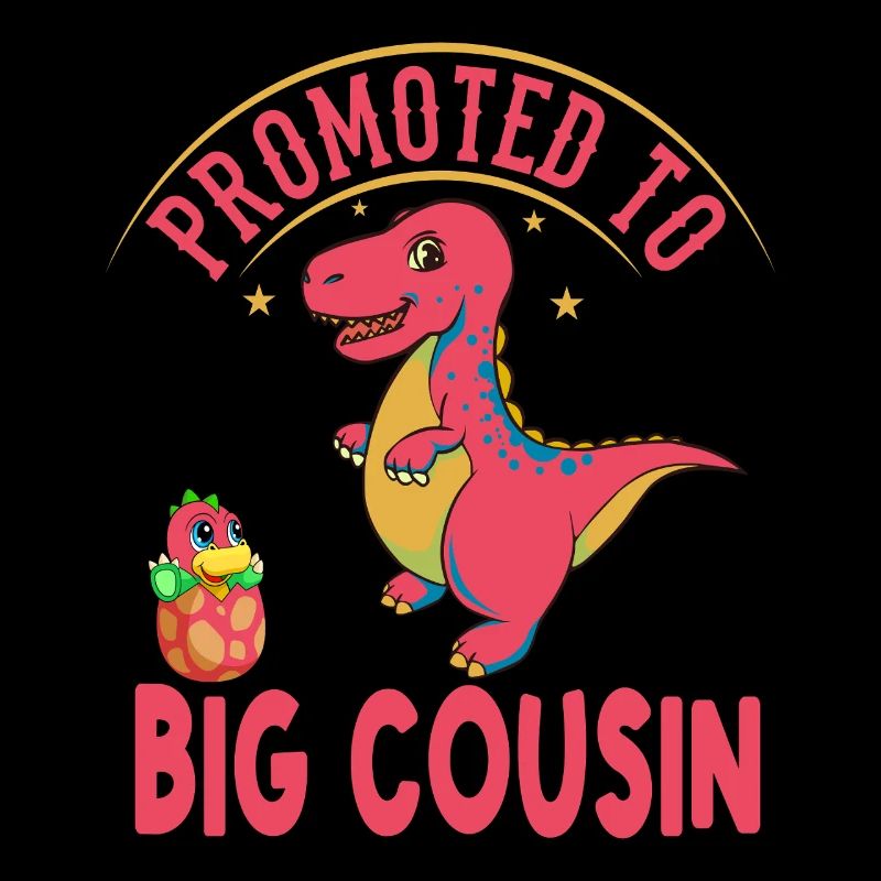 Promoted-To-Big-Cousin-T-Rex Dinosaur 