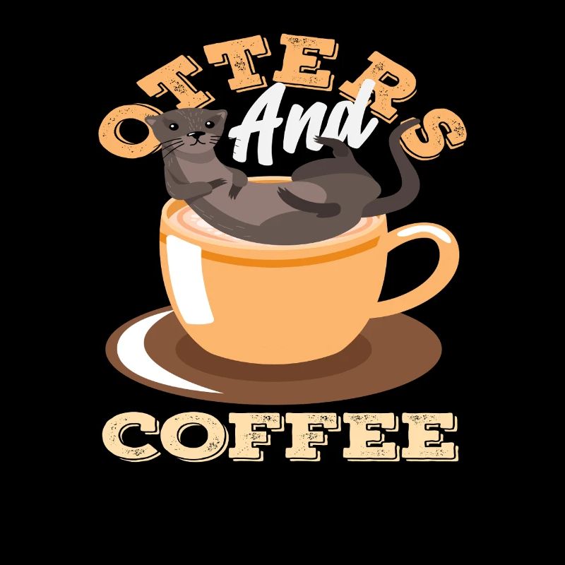 Café Loutre de mer dessin animé