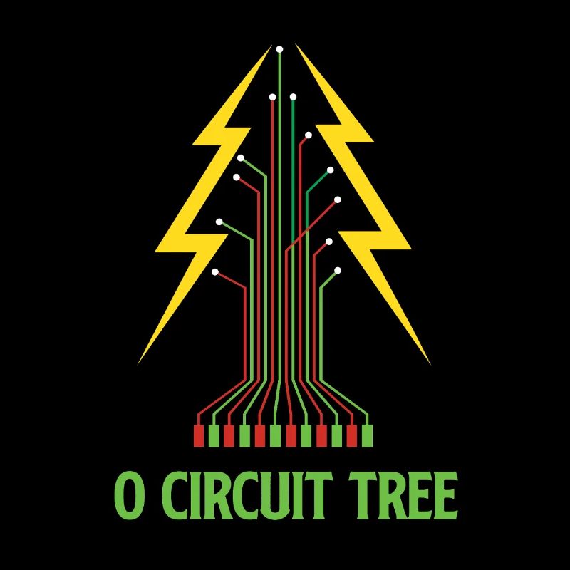O Circuit Tree Christmas Electrical Engineer