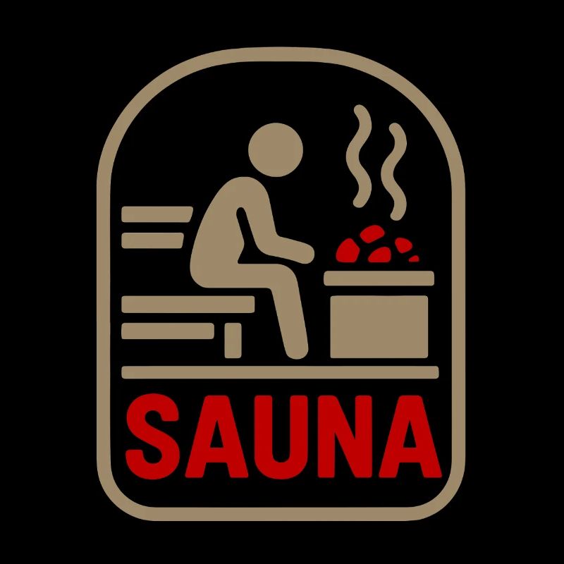 Symbole du sauna : chaleur, paix et pierre