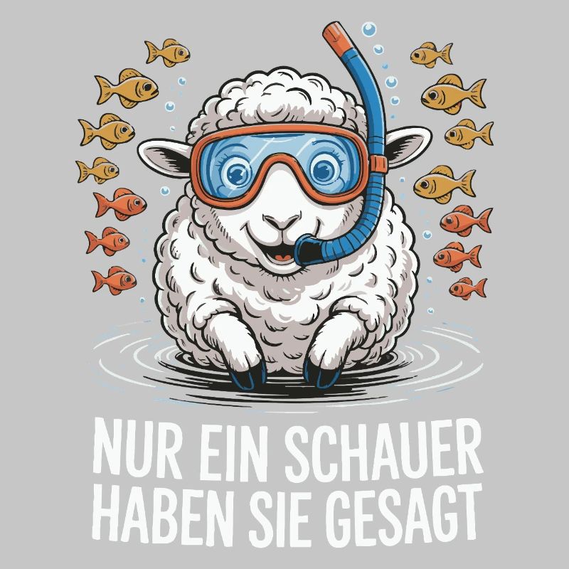 Just a Shower – Funny Sheep Design