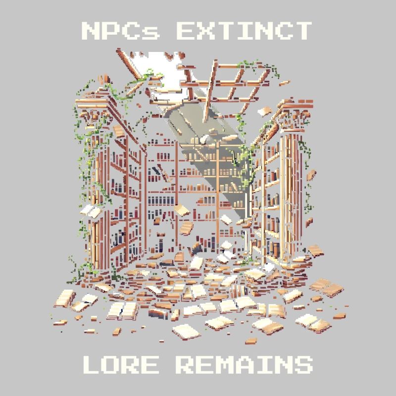 NPCs gone, lore stays | Post-apocalyptic