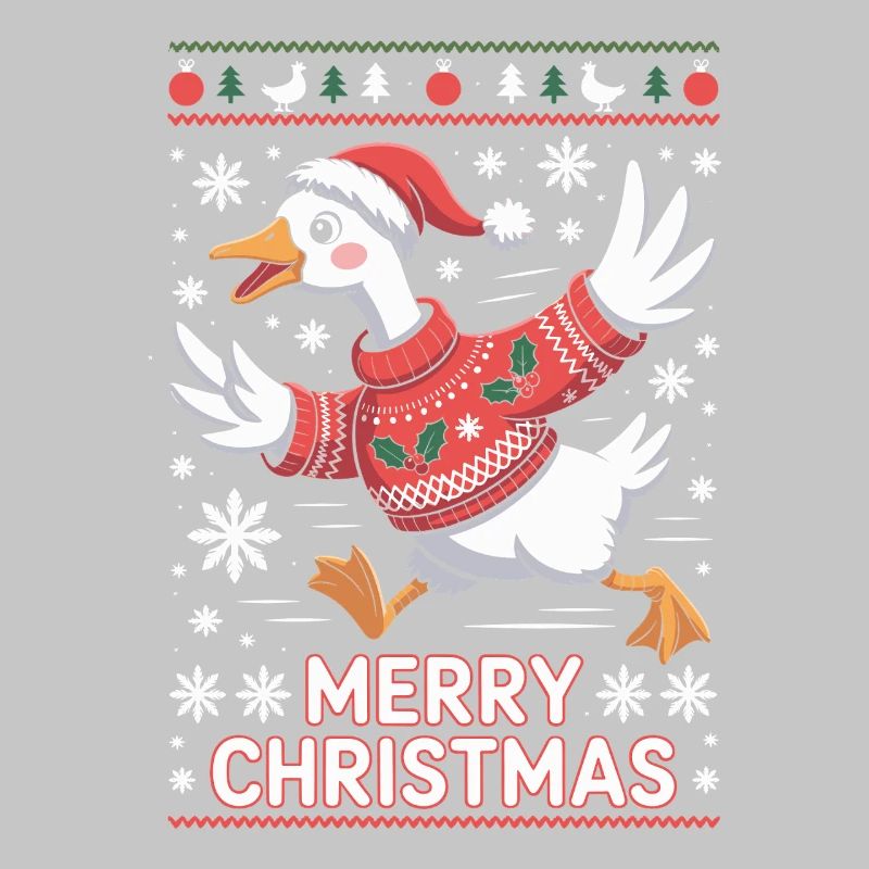 Weihnachtsgans im Pullover