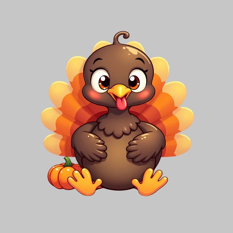 Bébé dinde de Thanksgiving