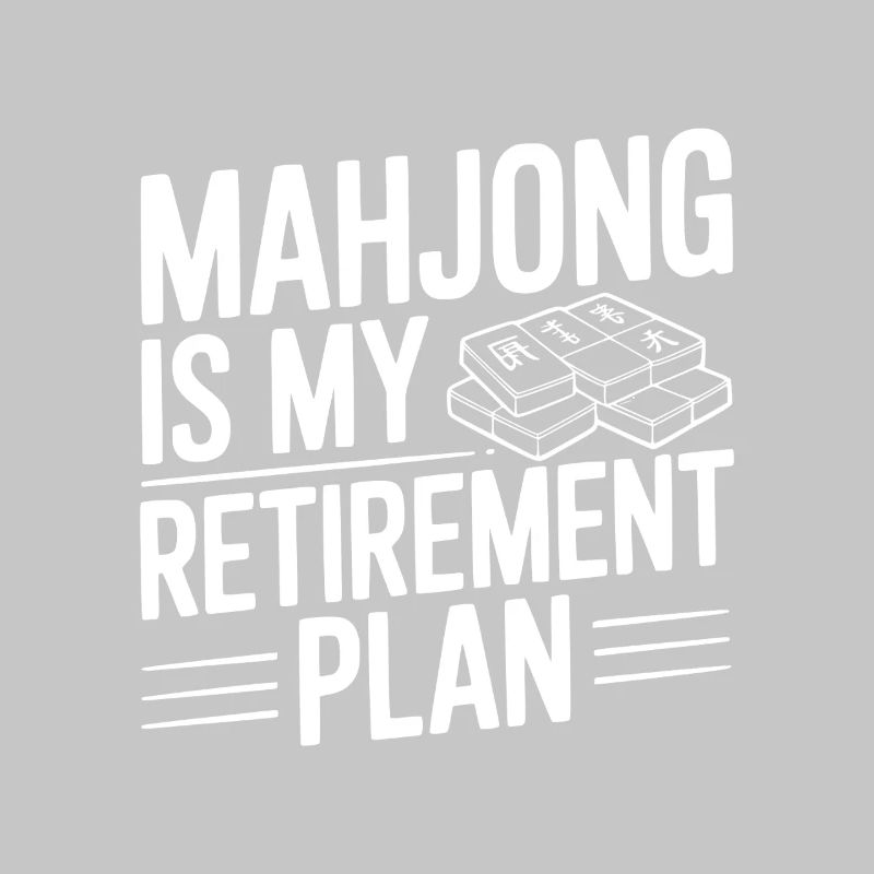 Le mahjong est mon plan de retraite