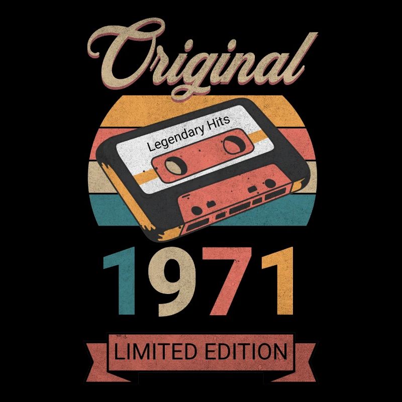 Original 1971 Limited Edition Geburtstag Geschenk