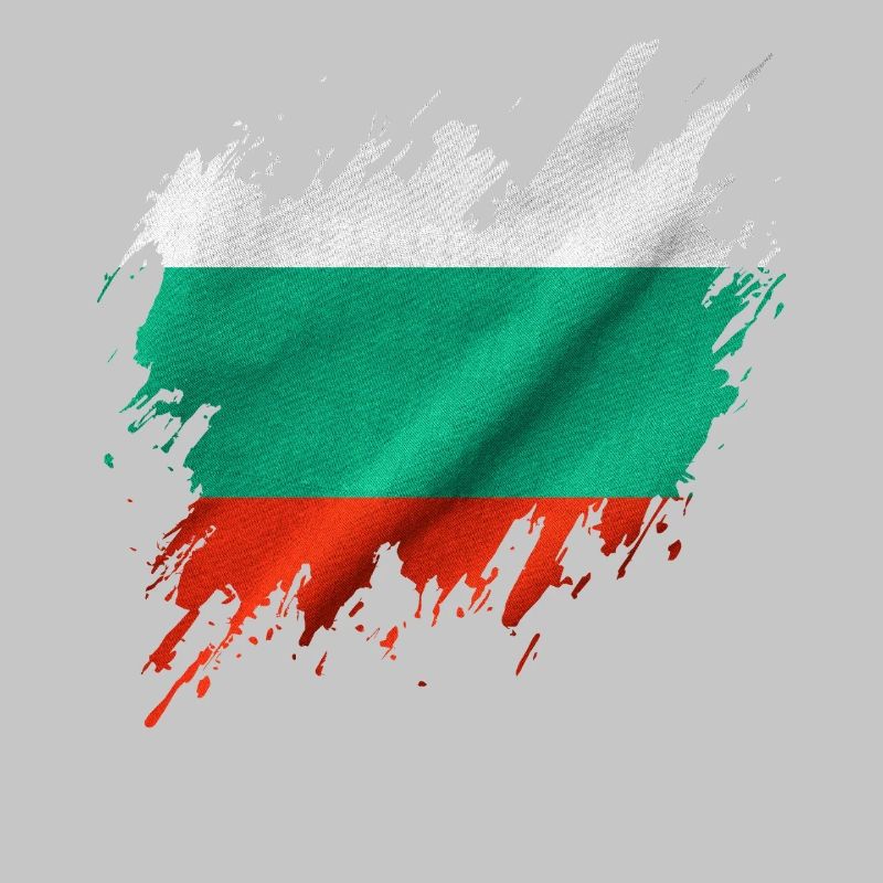 Drapeau bulgare, style déchiré