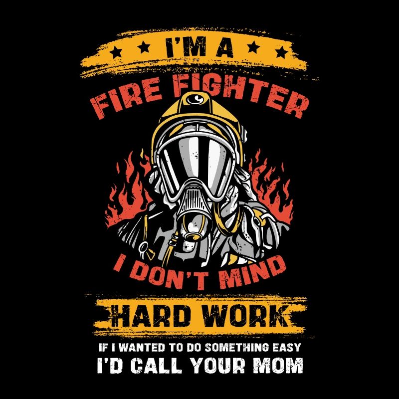Firefighter Hero Hard Work