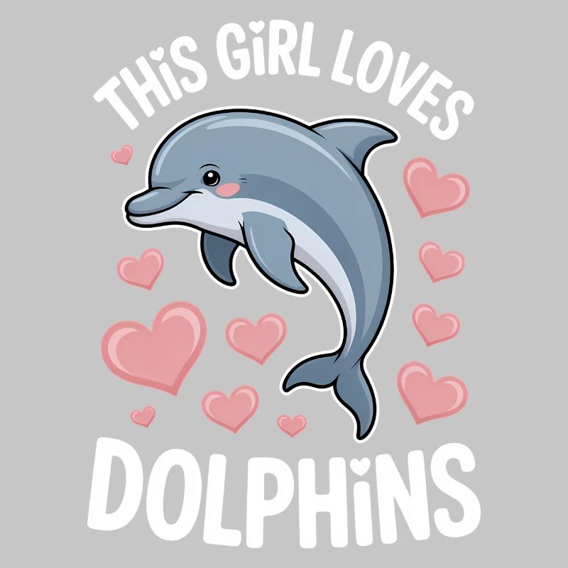 Delfin Spruch Mädchen Lustiges Delfin Geschenk