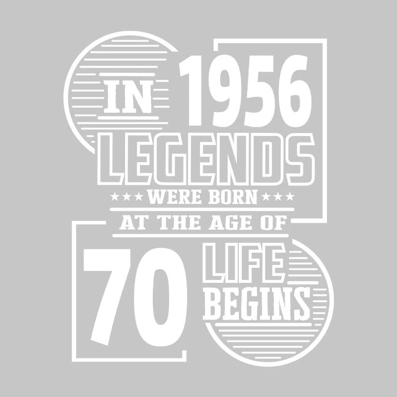 Geburtstag 1956 Legenden Retro Leben beginnt