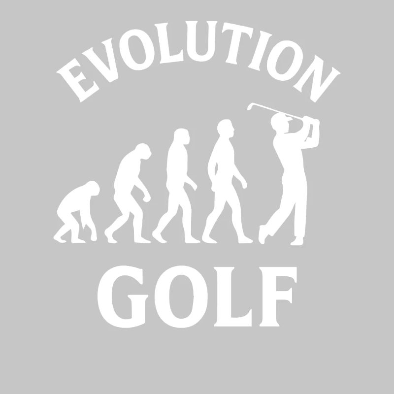 Evolution Golf Funny Golfing Design
