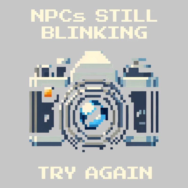 NPC is still blinking | Try again, portrait