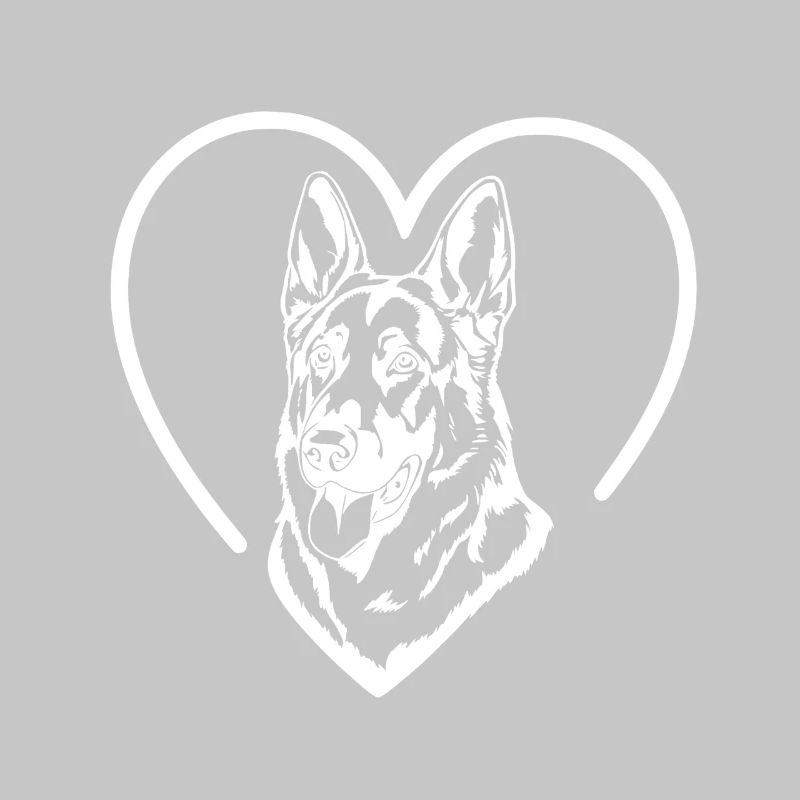 German Shepherd Heart