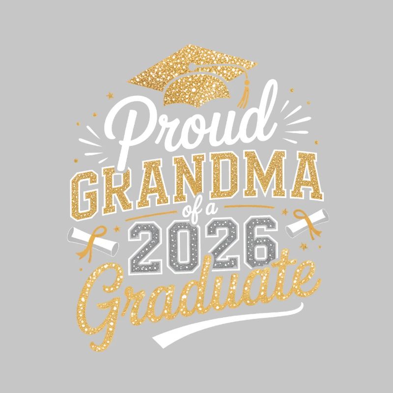 Fière grand-mère diplômée 2026