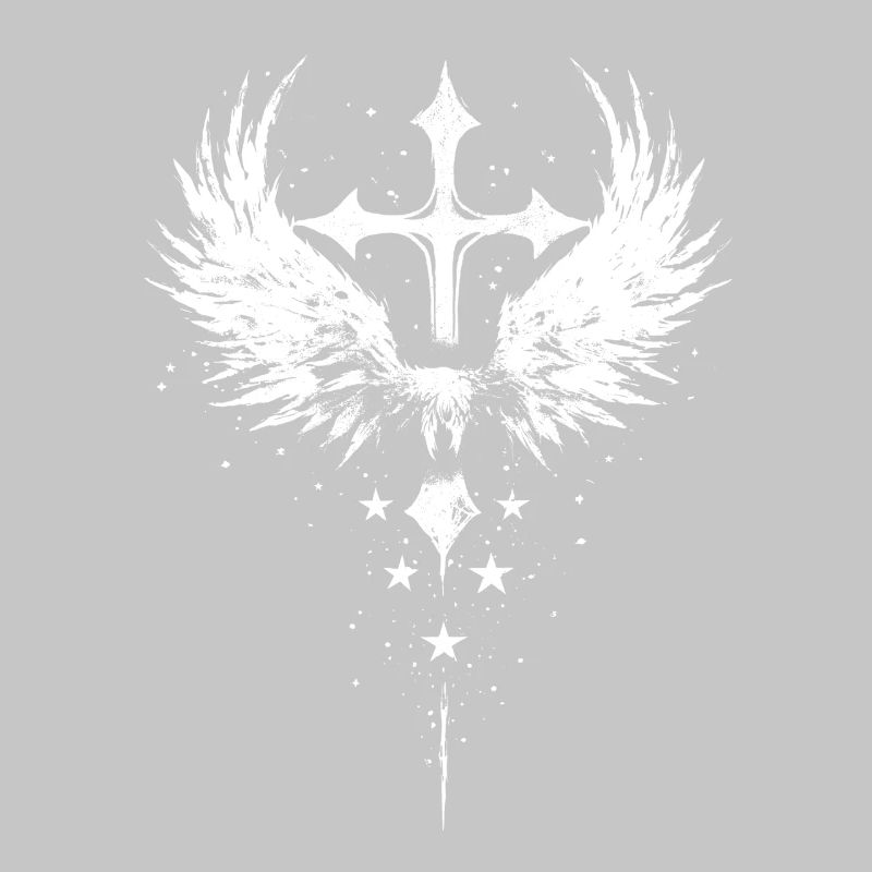 Croix Gothique Ange Emo