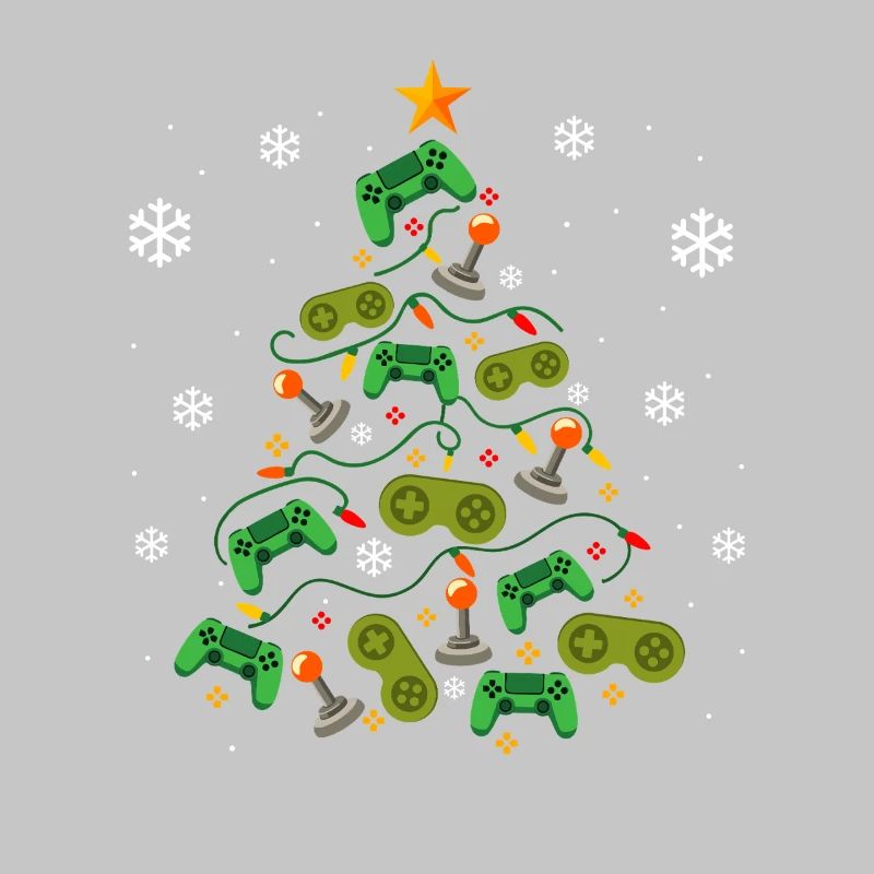 Christmas Tree Controllers Gaming Lover Gamer 