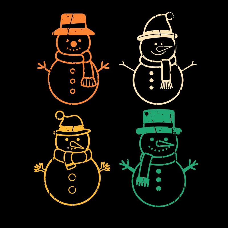 Weihnachtsmann Schneemann Weihnachten