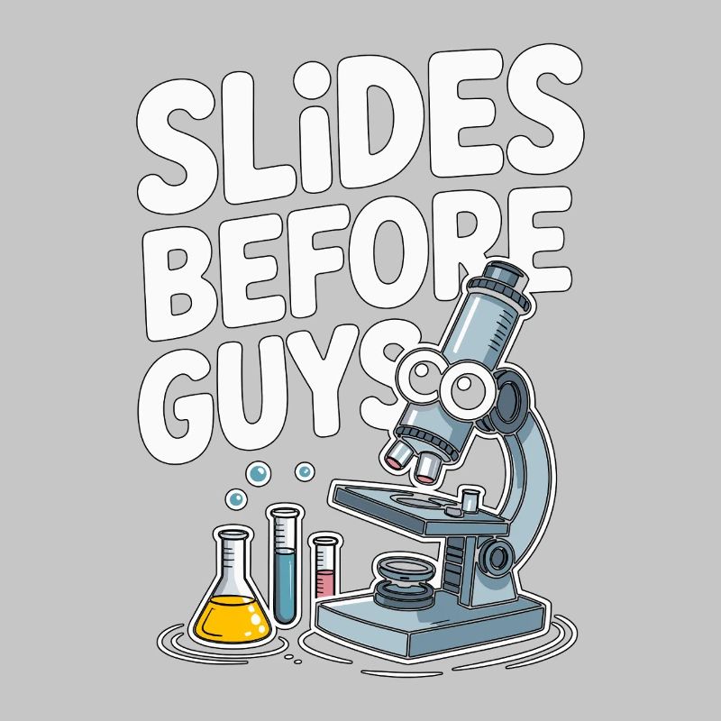 Lab Technician Slides Before Guys Laboratory Work