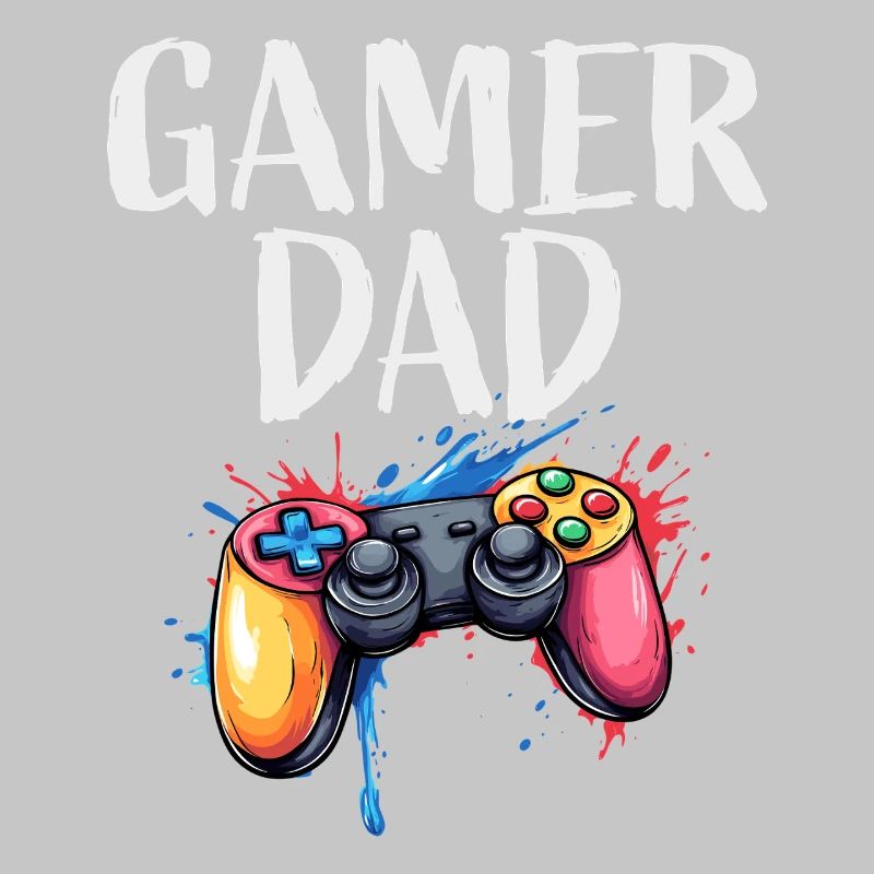 Gamer Dad Controller Splash