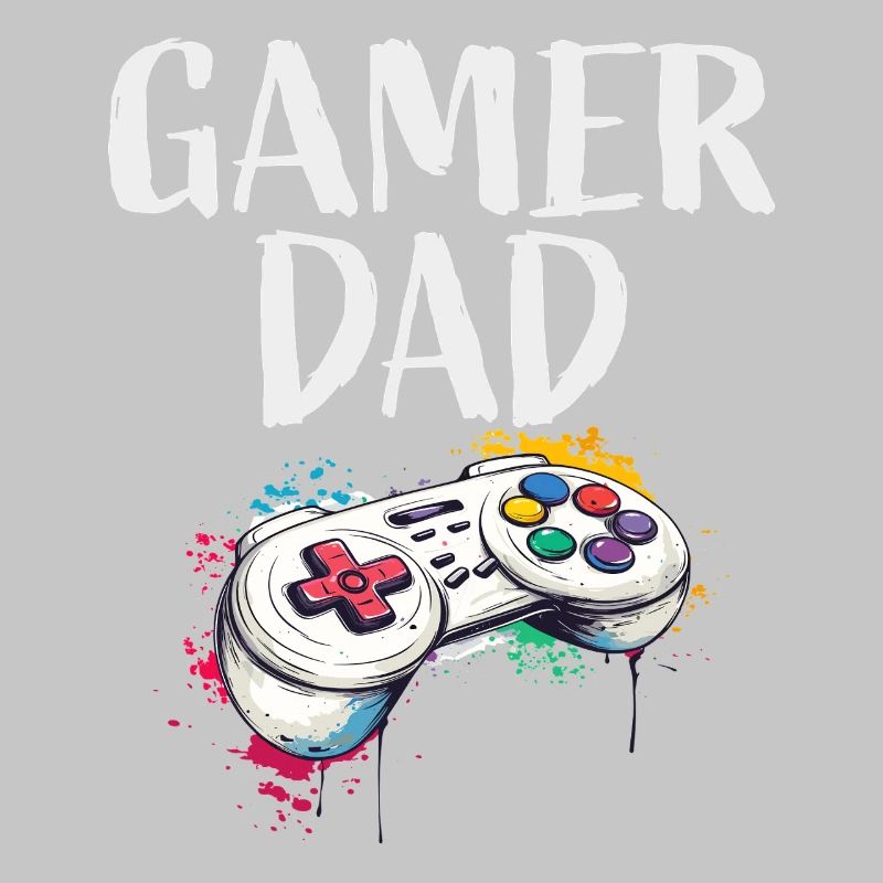 Gamer Dad Controller Kunst