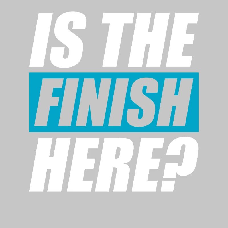 Is the finish here? funny running jogging runner