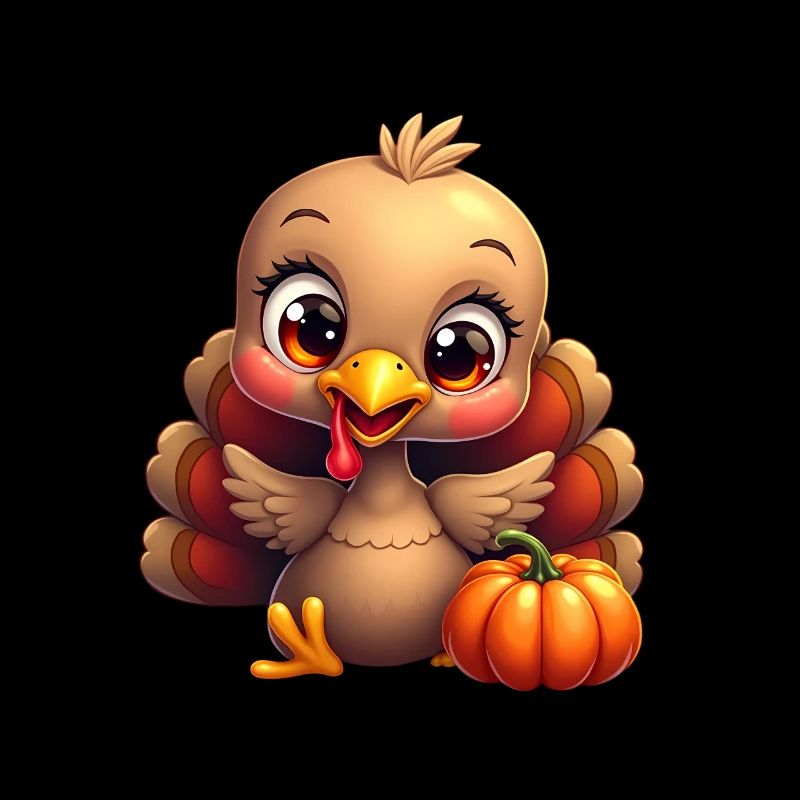 Bébé dinde de Thanksgiving