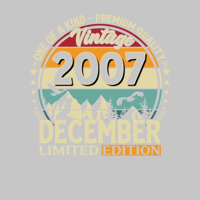 18e anniversaire Millésime de décembre 2007