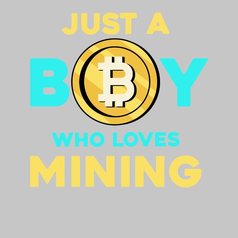 Krypto Mining Junge – Bitcoin Leidenschaft