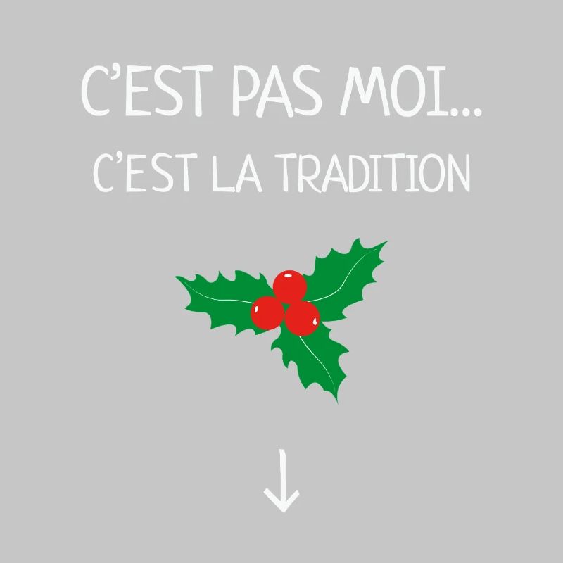 C’est Pas Moi C’est La Tradition Humour Noël Gui