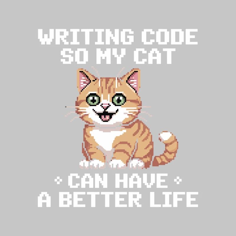 Programmier Katze Lustig Coding Und Katze Deutsch 