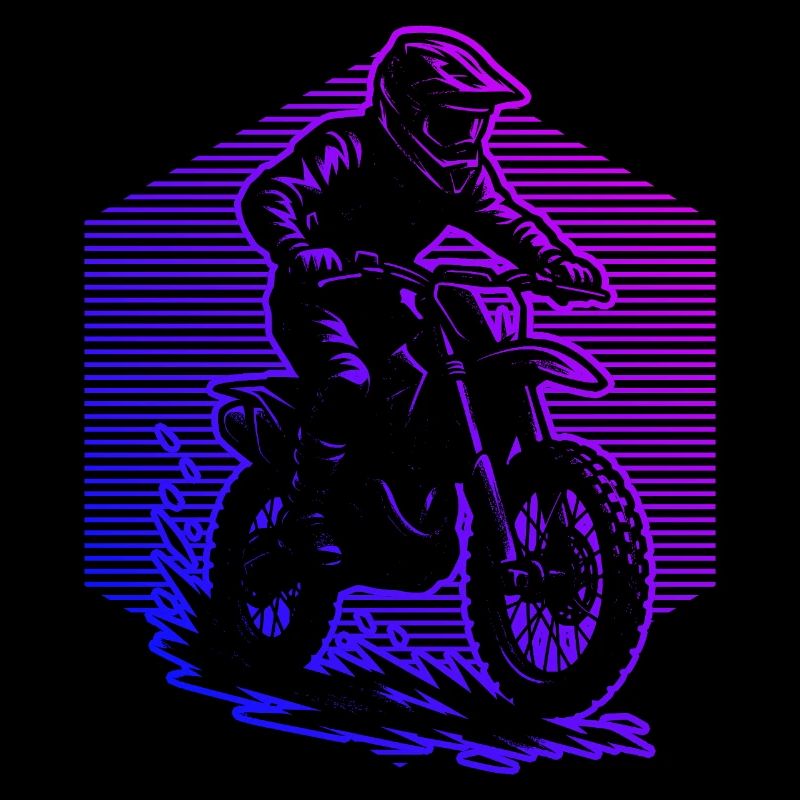 Conception compacte du motocross