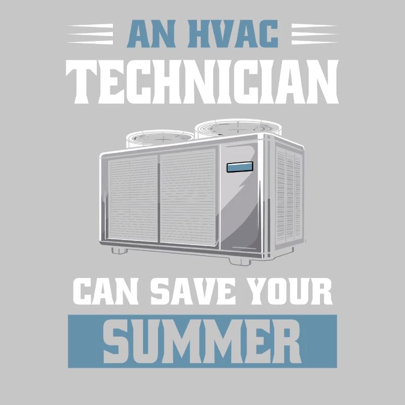 Lustiges HVAC Techniker Design Kälte Wärme Technik