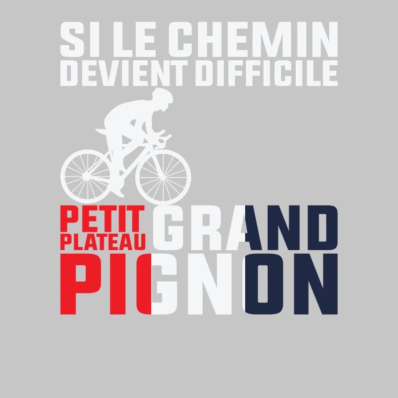 Si Le Chemin Devient Difficile - Cycliste Cadeau